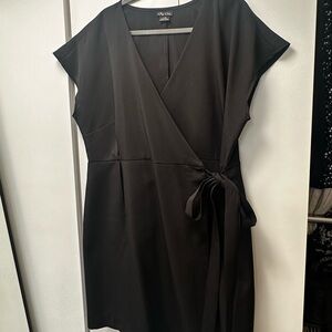 City Chic Mini Wrap Dress